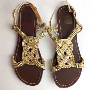 Dolce Vita Gold Sandal Sz 7